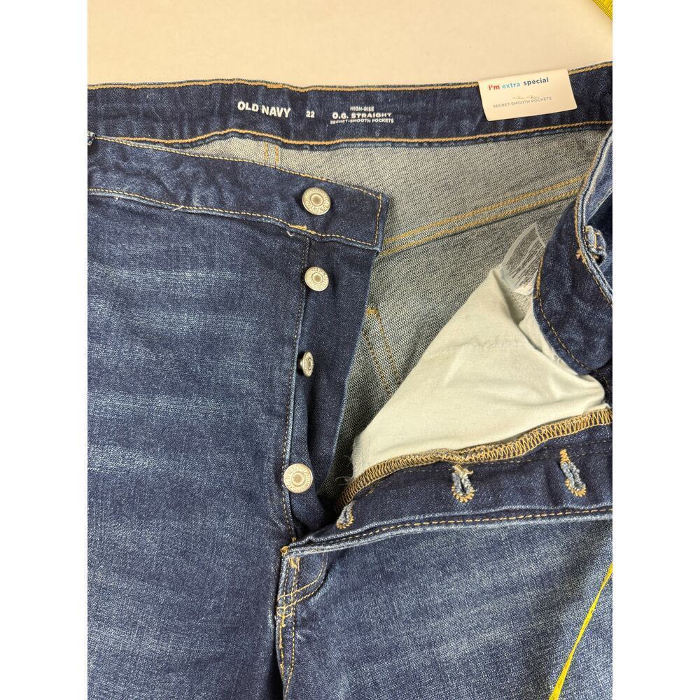 Old navy HIGH-RISEO.G. STRAIGHT SECRET-SMOOTH POCKETS plus size 22 - Picture 4 of 8
